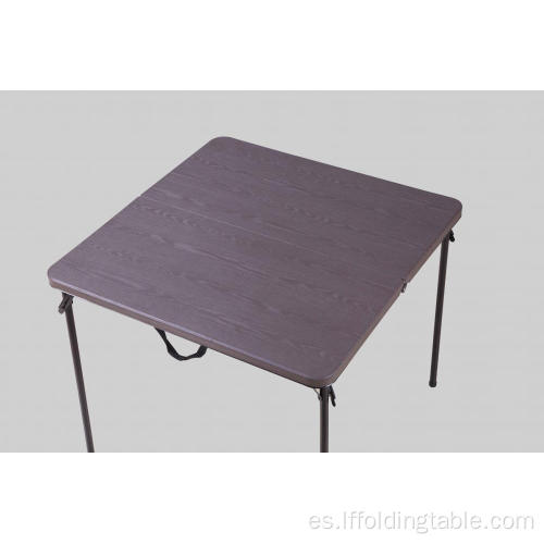 Mesa plegable de 86 cm en media mesa